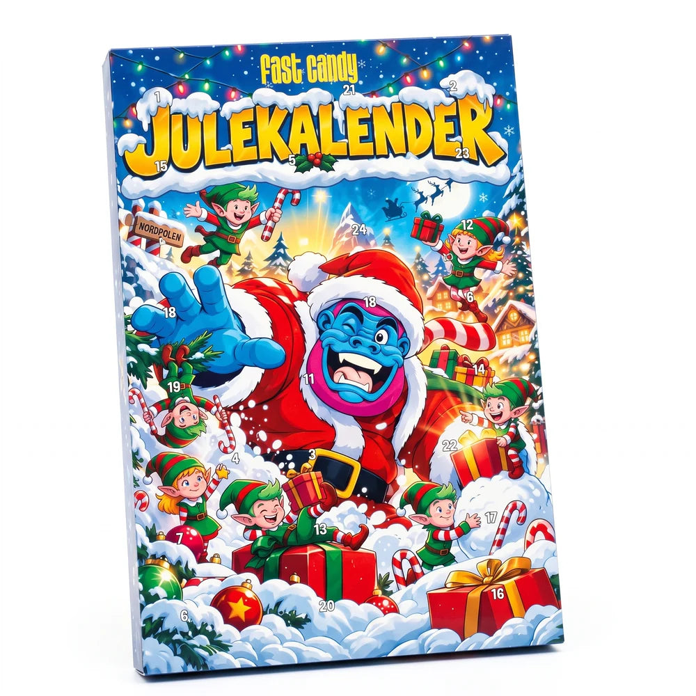 Fast Candy Julekalender 2026 (Forhåndbestilling)